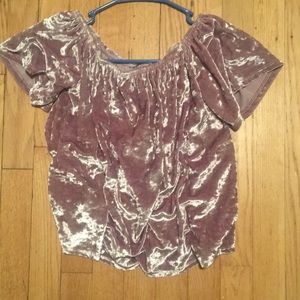 Velvet top